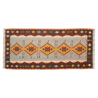New Handmade Kilim 3 x 7 feet 91 x 215 cm