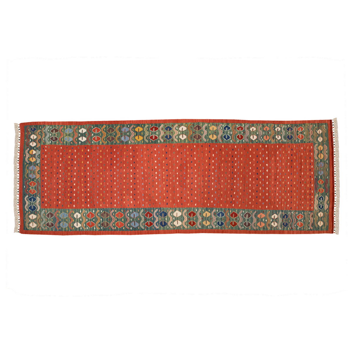 New Handmade Kilim 3 x 8'2 feet 91 x 248 cm