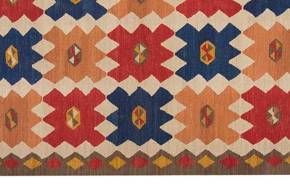 New Handmade Kilim 4'10 x 6'7 feet 148 x 200 cm