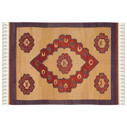 New Handmade Kilim 4'2 x 5'7 feet 128 x 171 cm