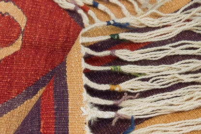 New Handmade Kilim 4'2 x 5'7 feet 128 x 171 cm