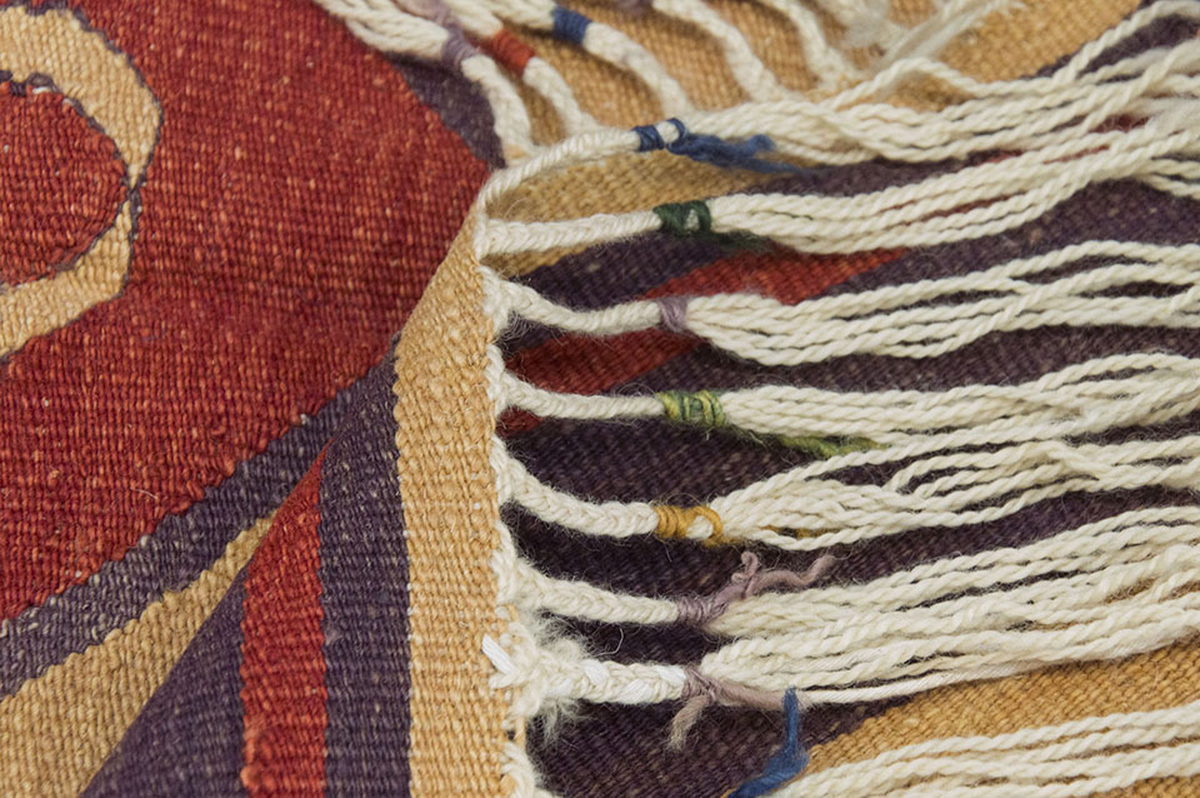 New Handmade Kilim 4'2 x 5'7 feet 128 x 171 cm