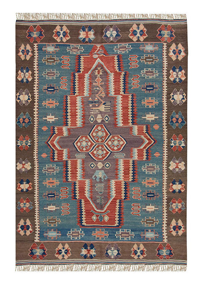 New Handmade Kilim 4'2 x 6' feet 127 x 183 cm