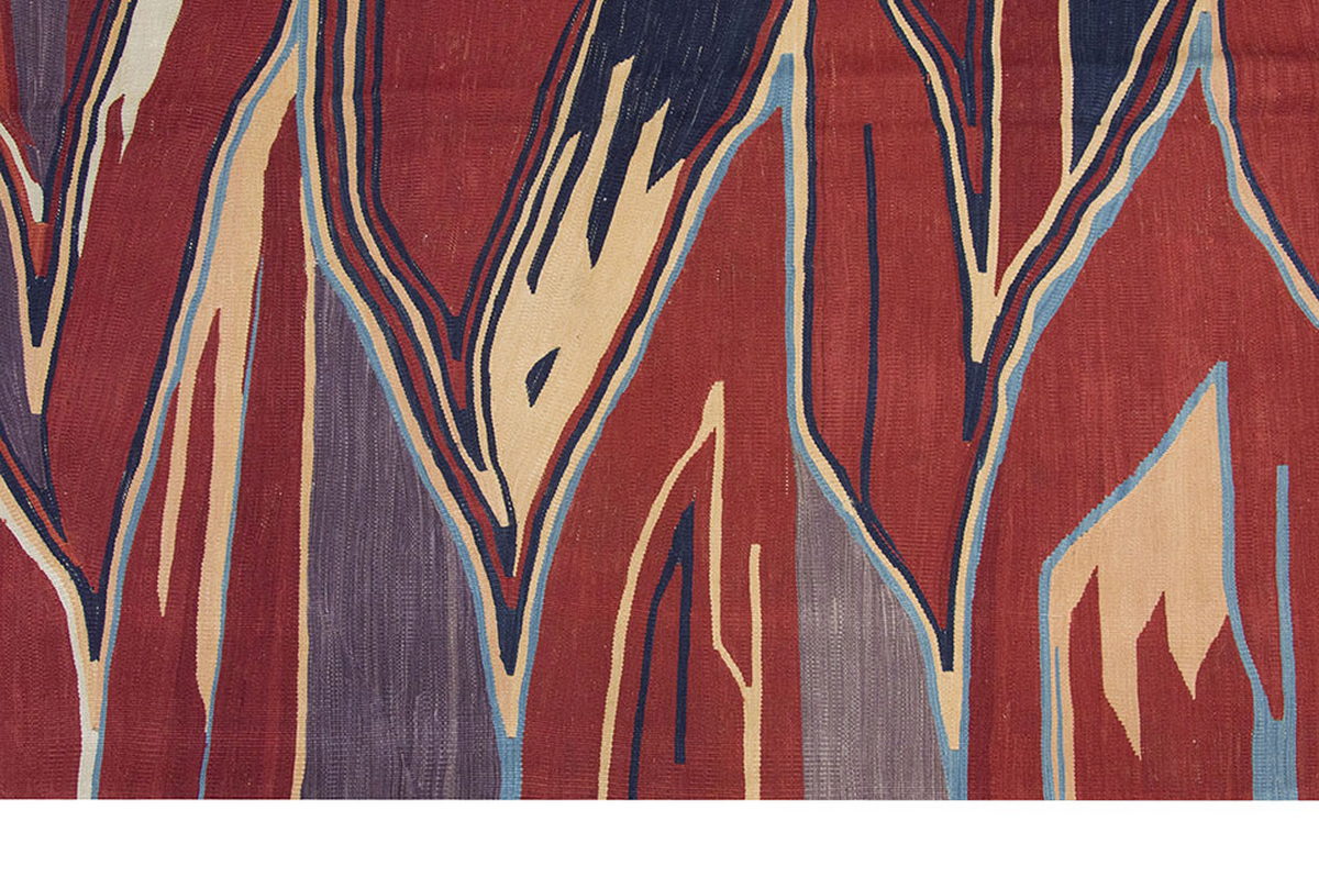 New Handmade Kilim 4'2 x 6'2 feet 127 x 187 cm