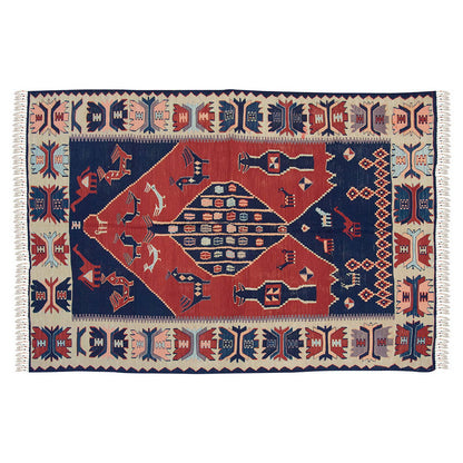 New Handmade Kilim 4'3 x 6'5 feet 130 x 195 cm