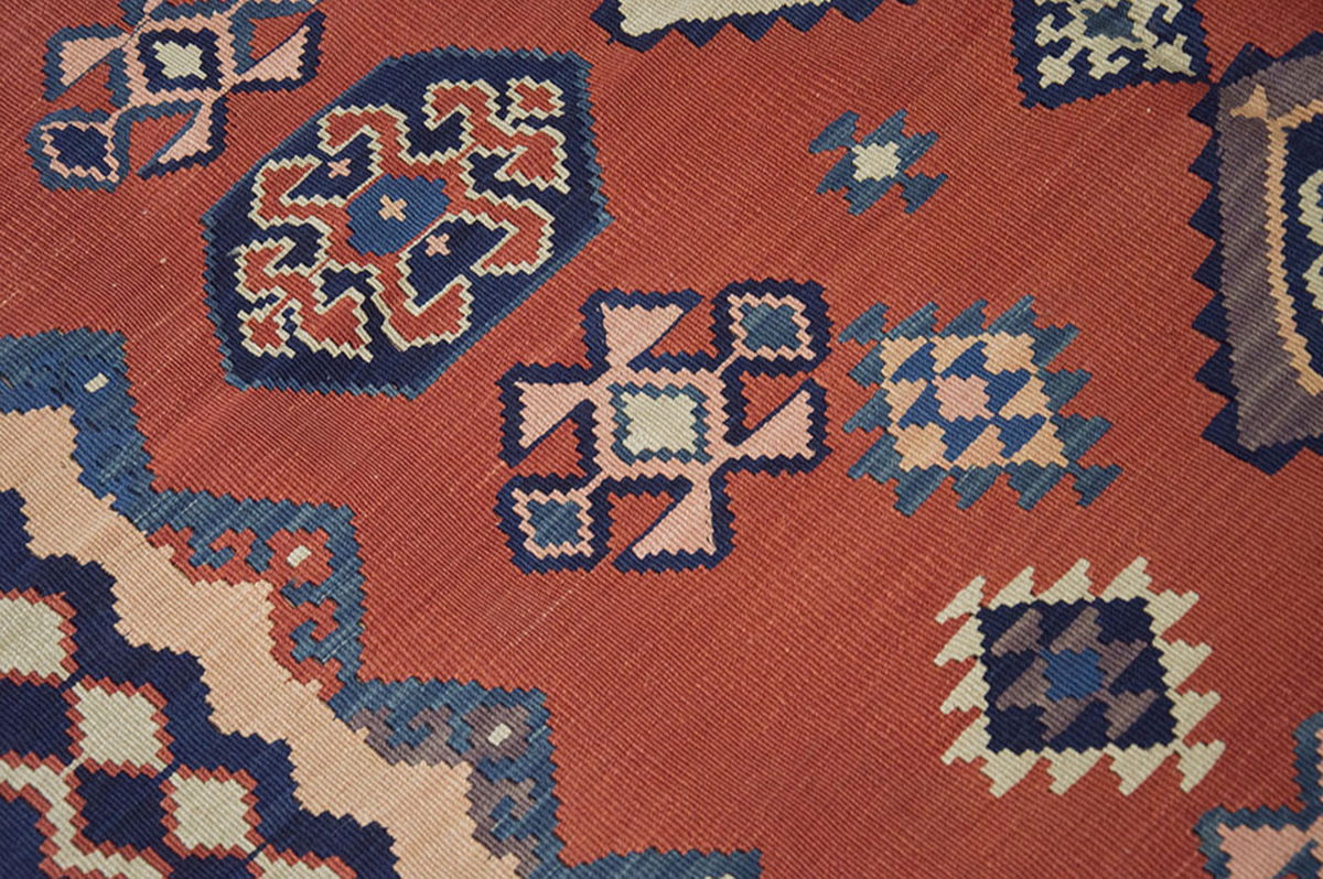 New Handmade Kilim 4'4 x 6'2 feet 131 x 188 cm