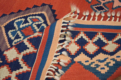 New Handmade Kilim 4'4 x 6'2 feet 131 x 188 cm