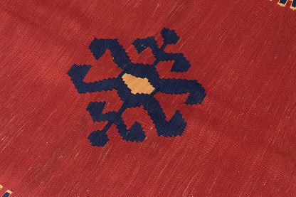New Handmade Kilim 4'4 x 6'7 feet 133 x 200 cm