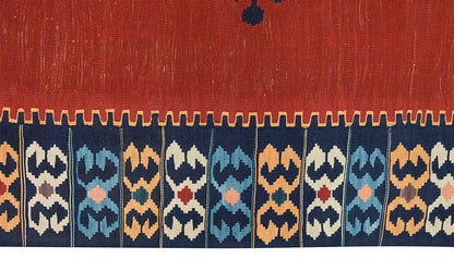 New Handmade Kilim 4'4 x 6'7 feet 133 x 200 cm
