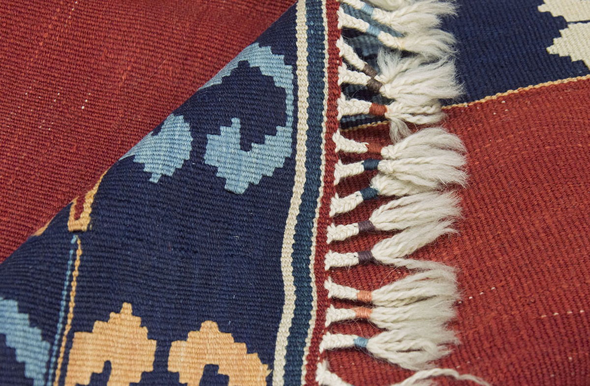 New Handmade Kilim 4'4 x 6'7 feet 133 x 200 cm
