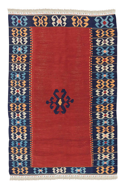 New Handmade Kilim 4'4 x 6'7 feet 133 x 200 cm