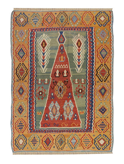 New Handmade Kilim 5' x 7'3 feet 152 x 220 cm