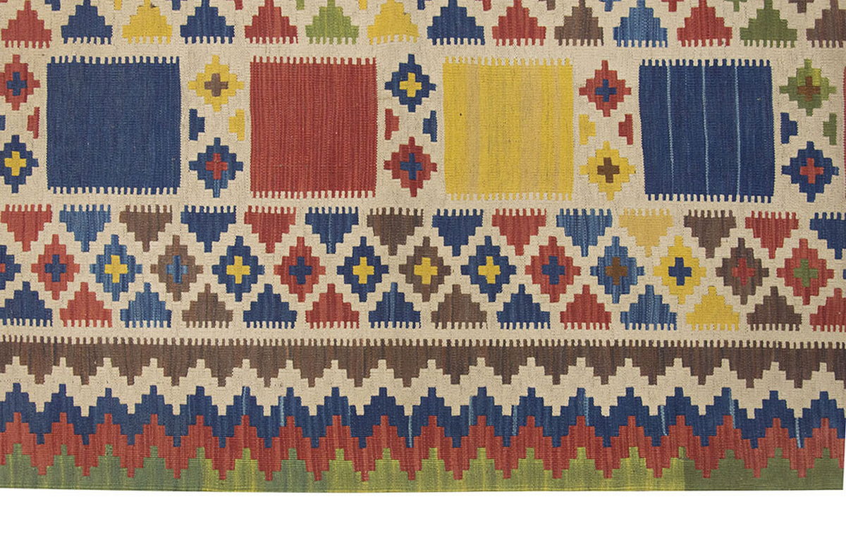 New Handmade Kilim 5'11 x 8'3 feet 180 x 251 cm