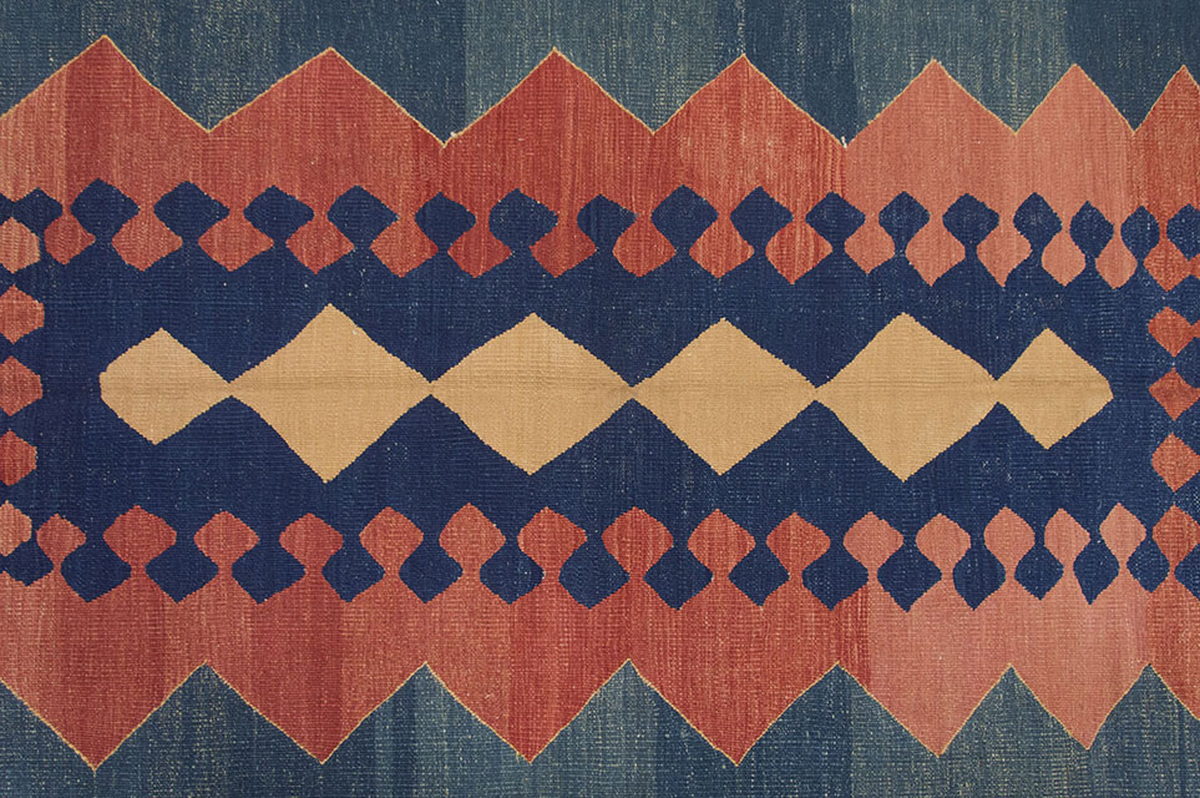 New Handmade Kilim 5'2 x 6'8 feet 158 x 202 cm