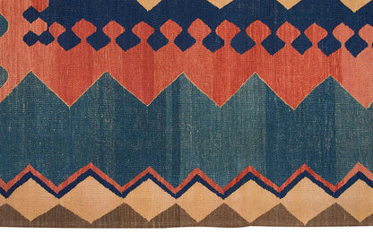 New Handmade Kilim 5'2 x 6'8 feet 158 x 202 cm