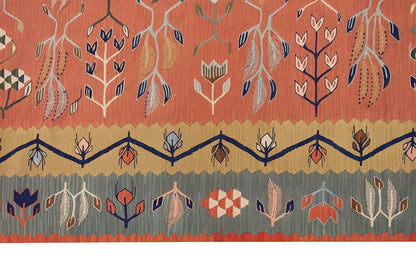 New Handmade Kilim 5'2 x 7'10 feet 158 x 238 cm