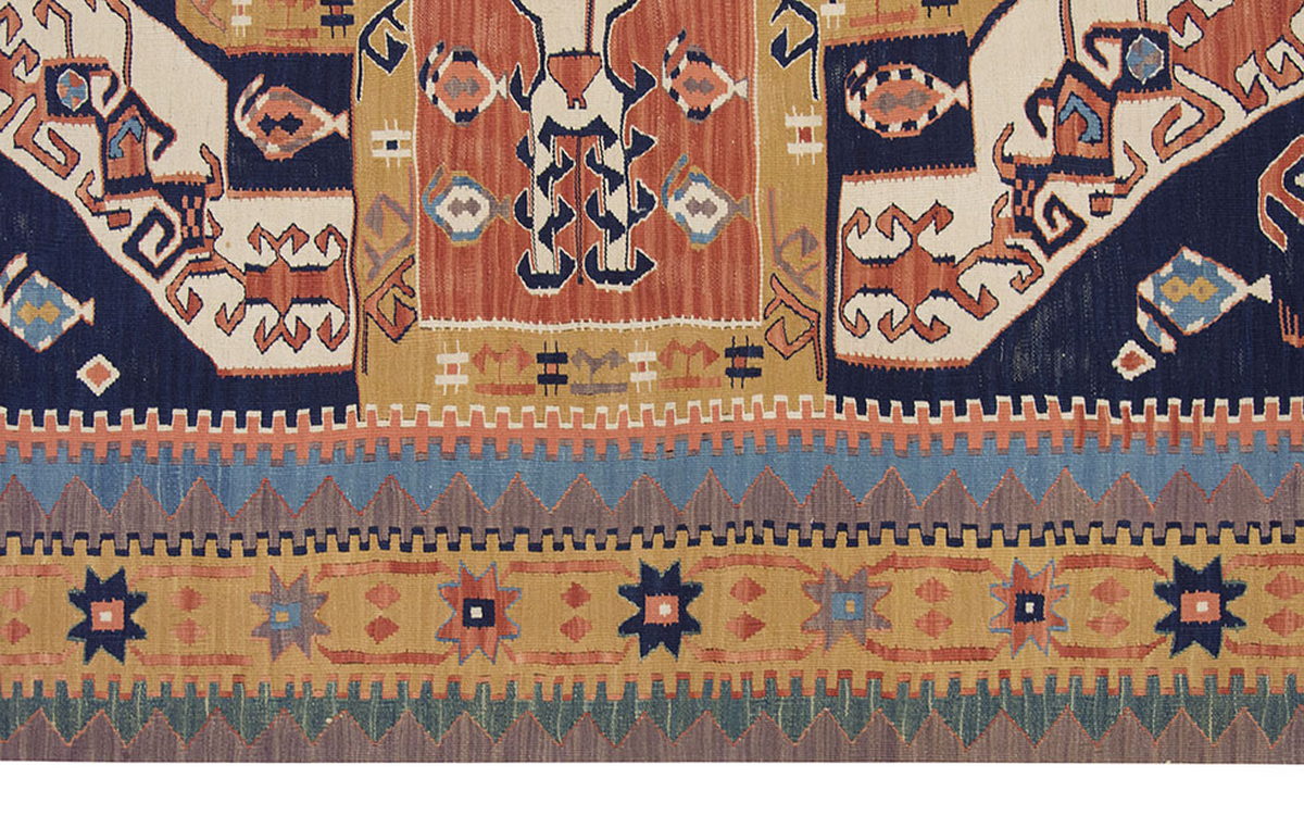 New Handmade Kilim 5'2 x 7 feet 158 x 213 cm