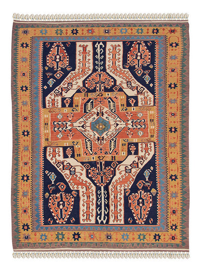 New Handmade Kilim 5'2 x 7 feet 158 x 213 cm