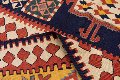New Handmade Kilim 5'3 x 7'1 feet 161 x 215 cm