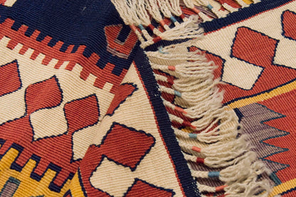 New Handmade Kilim 5'3 x 7'1 feet 161 x 215 cm