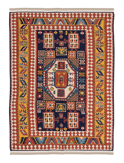 New Handmade Kilim 5'3 x 7'1 feet 161 x 215 cm