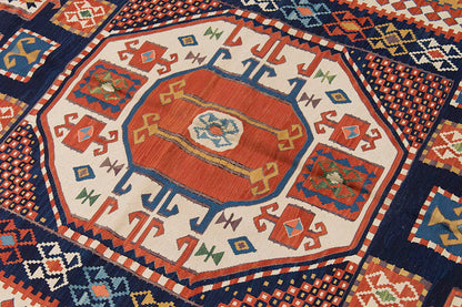 New Handmade Kilim 5'6 x 7'3 feet 168 x 220 cm