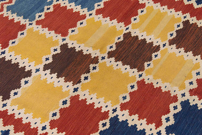 New Handmade Kilim 5'9 x 5'11 feet 176 x 181 cm