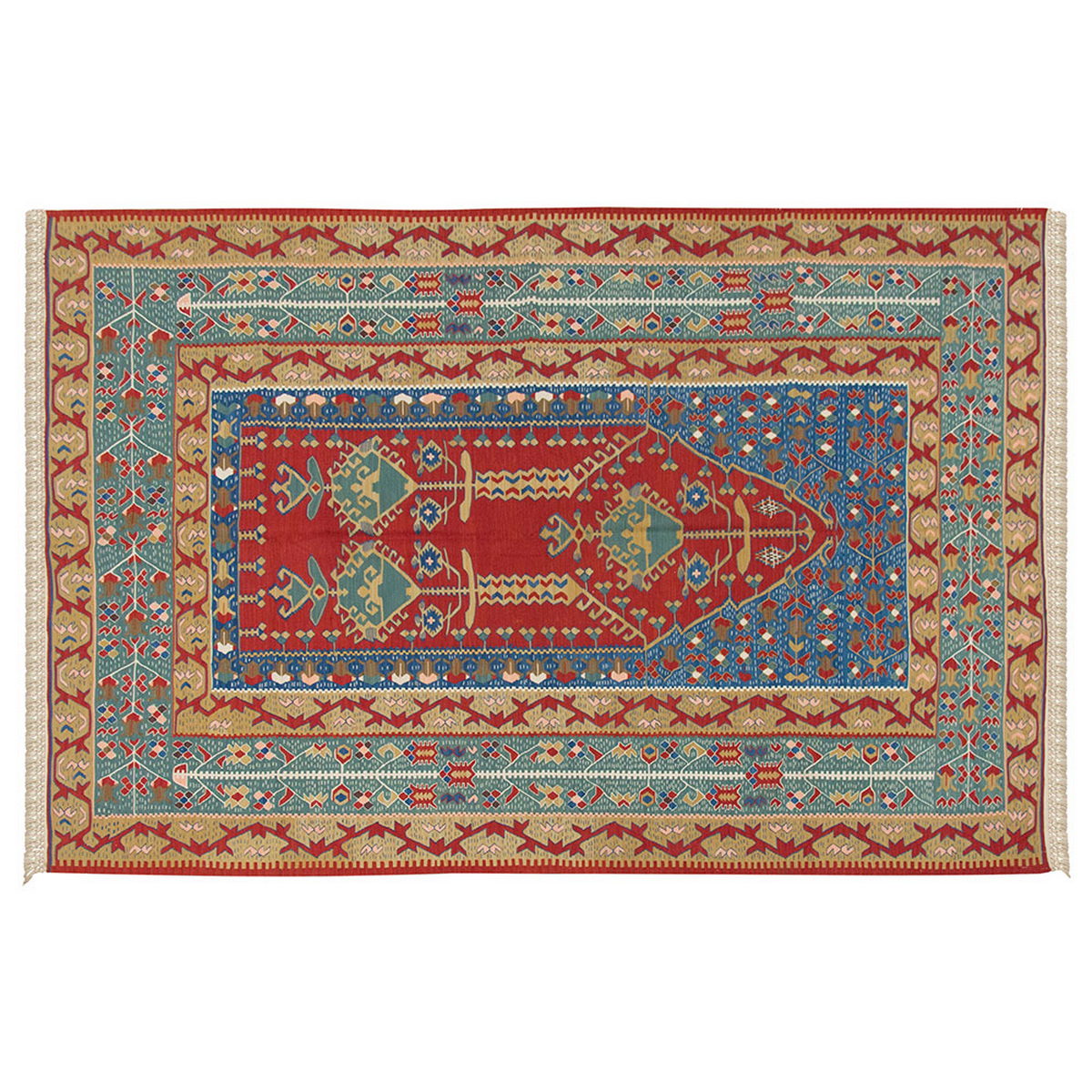 New Handmade Kilim 5 x 7'5 feet 153 x 225 cm