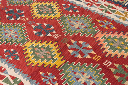 New Handmade Kilim 6'5 x 9'10 feet 195 x 300 cm
