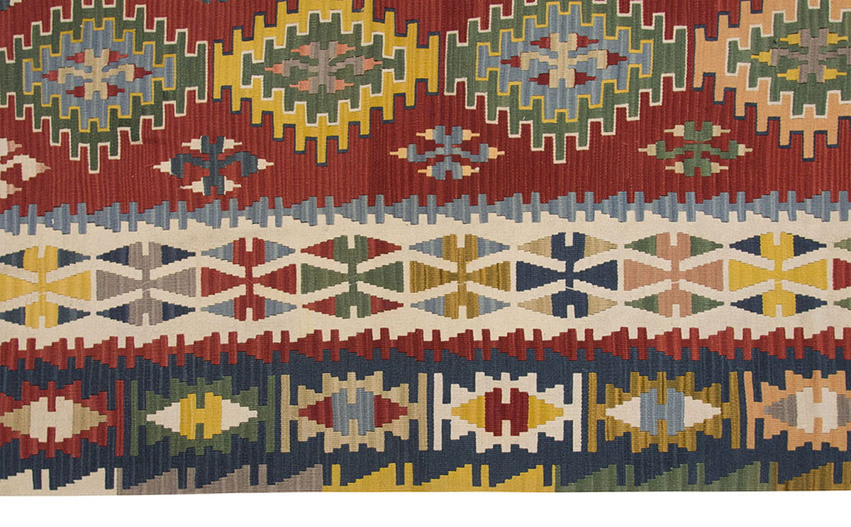 New Handmade Kilim 6'5 x 9'10 feet 195 x 300 cm