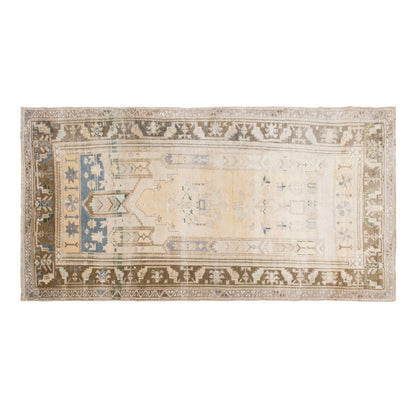 Oushak Rug, 4 x 8'6 feet, 124 x 260 cm Rug
