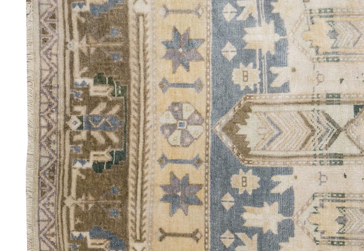 Oushak Rug, 4 x 8'6 feet, 124 x 260 cm Rug