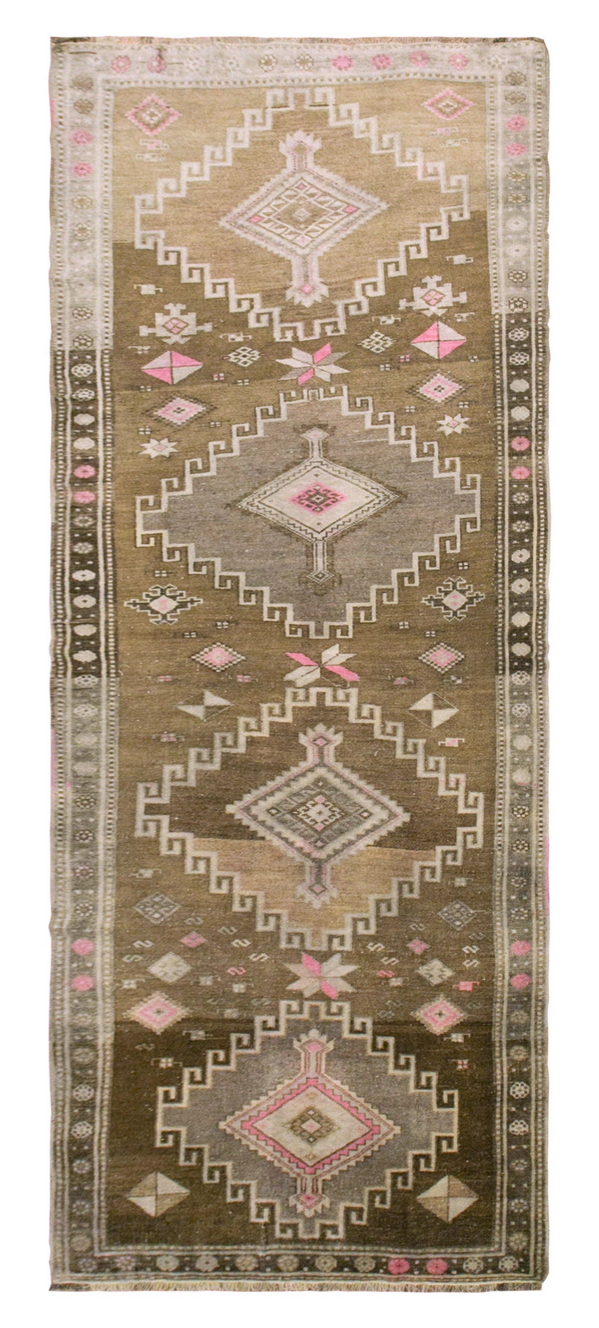 Oushak Rug Runner, 4 x 12 feet & 116 x 364 cm