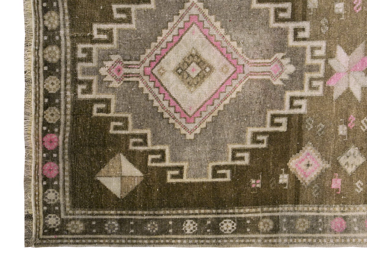 Oushak Rug Runner, 4 x 12 feet & 116 x 364 cm