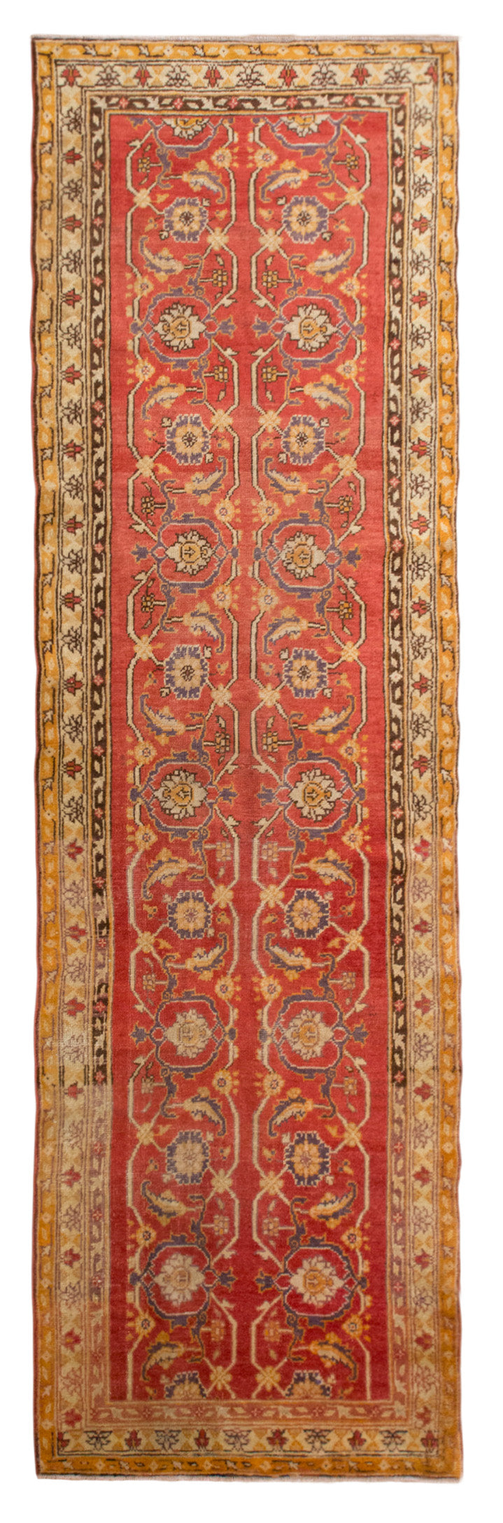 Oushak Runner Rug 95 x 320 cm/3'1 × 10'6 ft