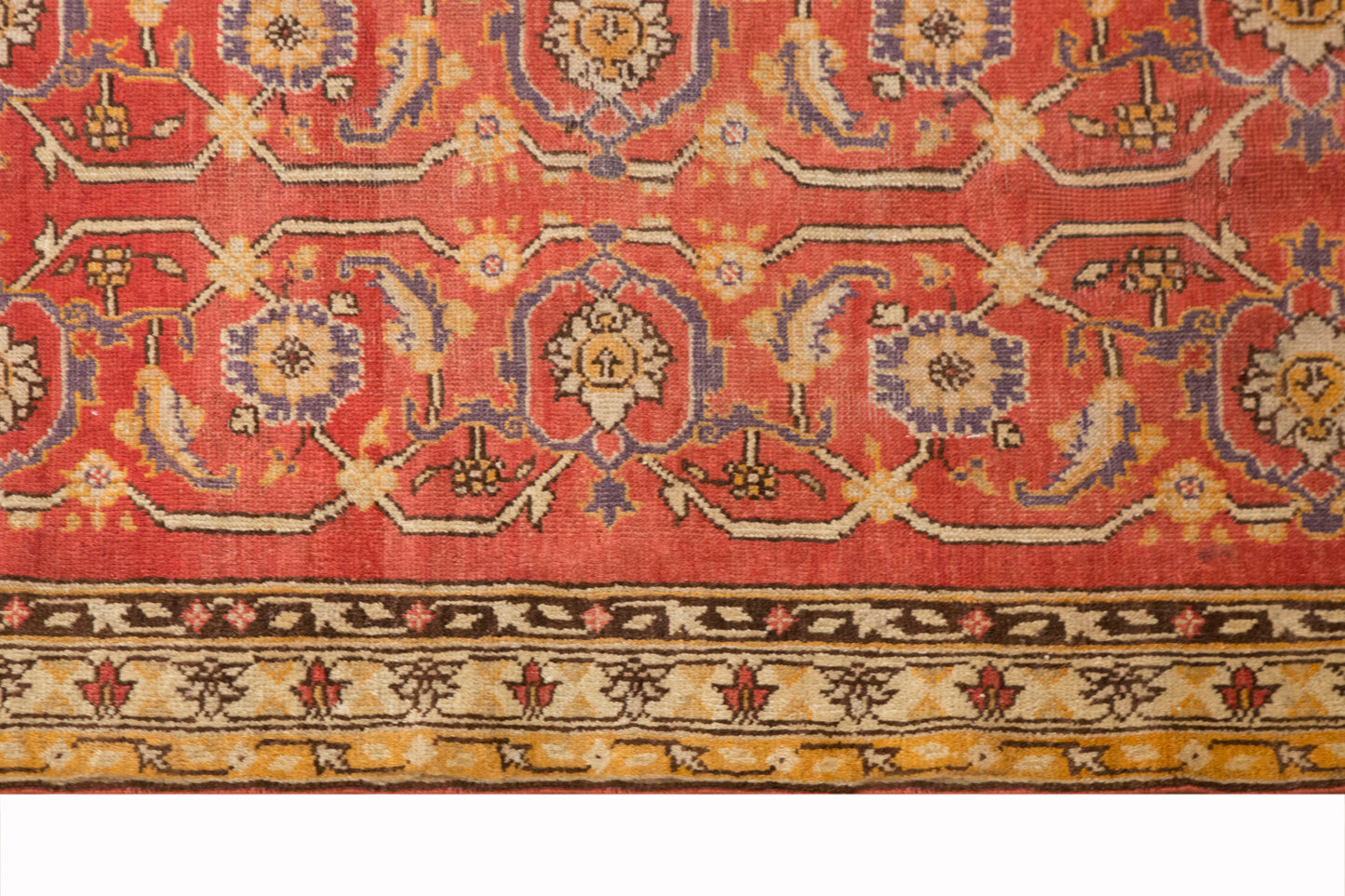 Oushak Runner Rug 95 x 320 cm/3'1 × 10'6 ft