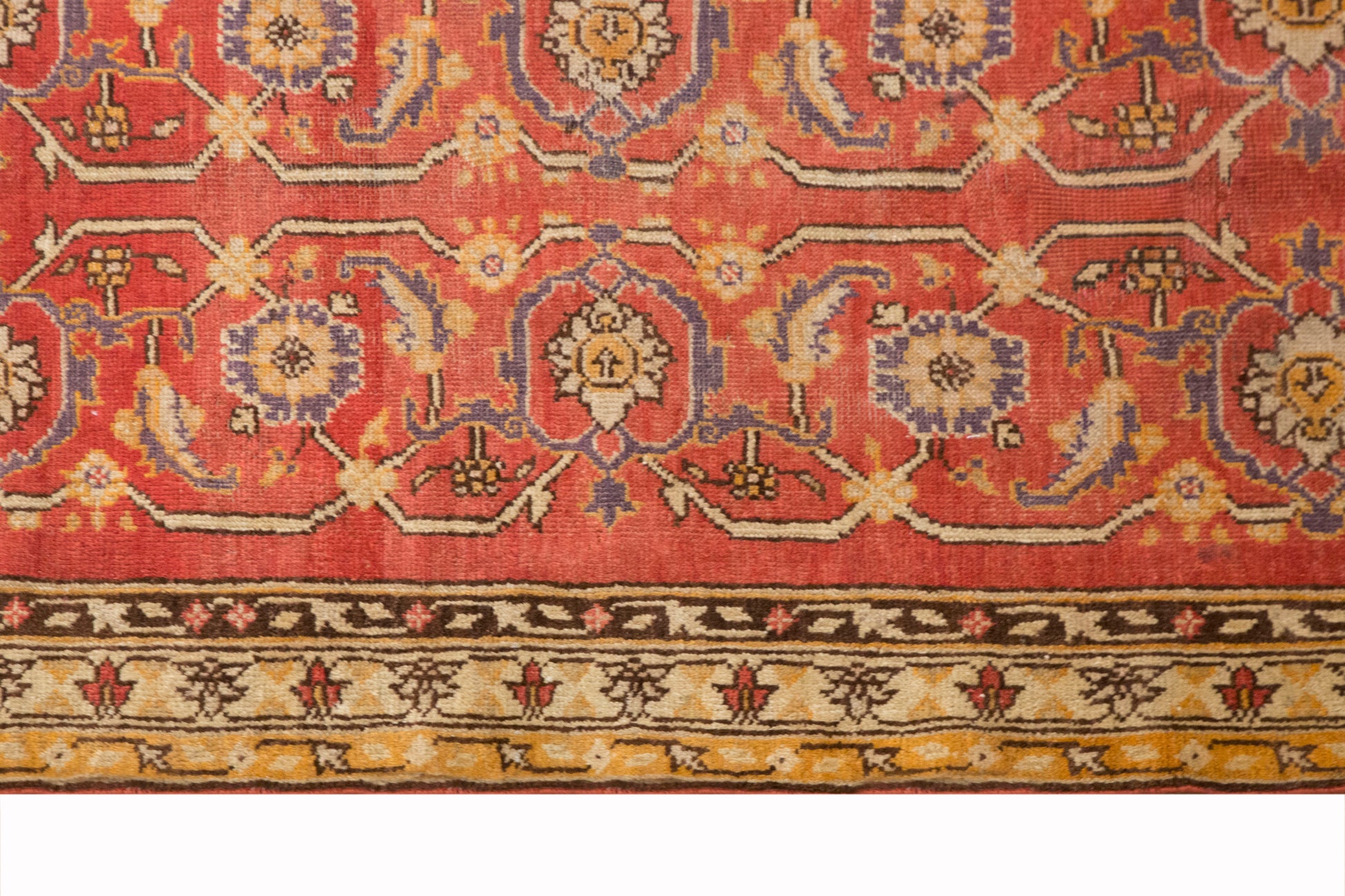 Oushak Runner Rug 95 x 320 cm/3'1 × 10'6 ft
