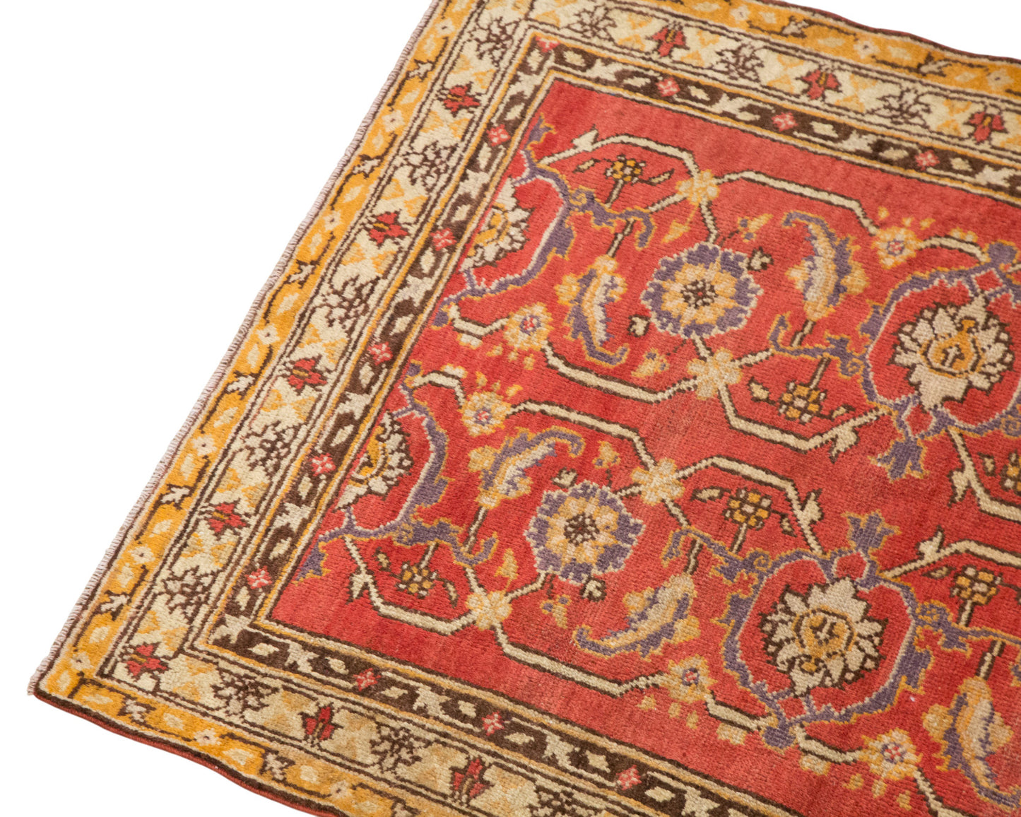 Oushak Runner Rug 95 x 320 cm/3'1 × 10'6 ft