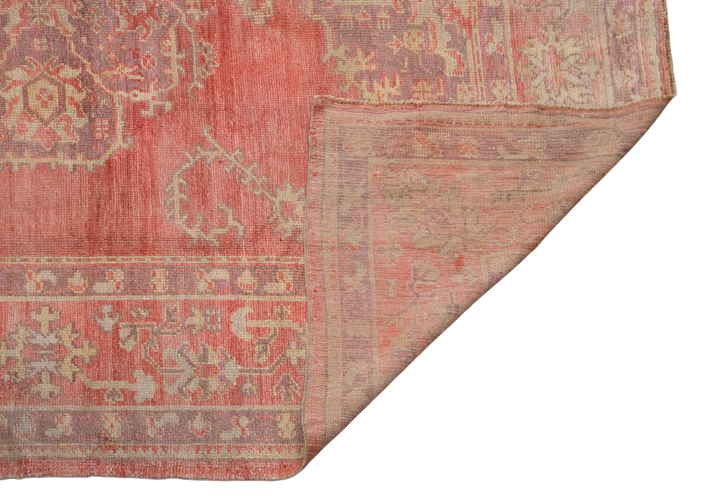 Oversized Vintage Turkish Oushak Rug 247 x 305 cm (8.1 x 10 ft)