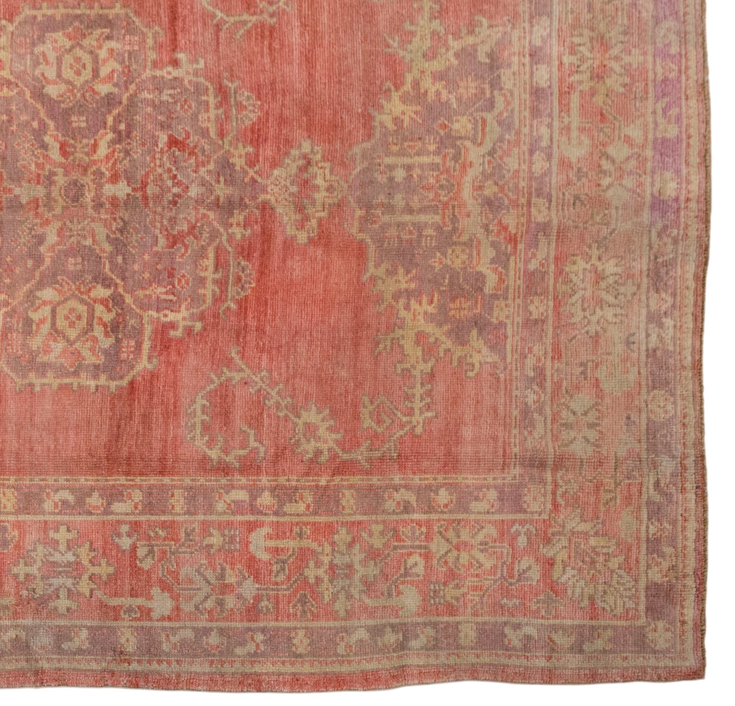 Oversized Vintage Turkish Oushak Rug 247 x 305 cm (8.1 x 10 ft)