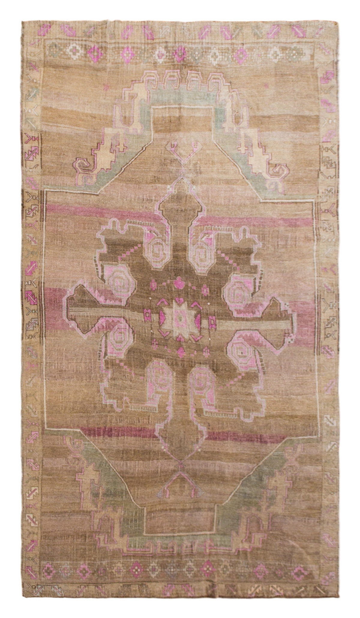 Oversized Vintage Turkish Rug, 7'7" x 13'1" (232 x 400 cm)