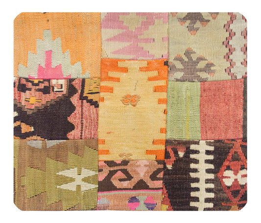 Patchwork Rug Pillow-1-17
