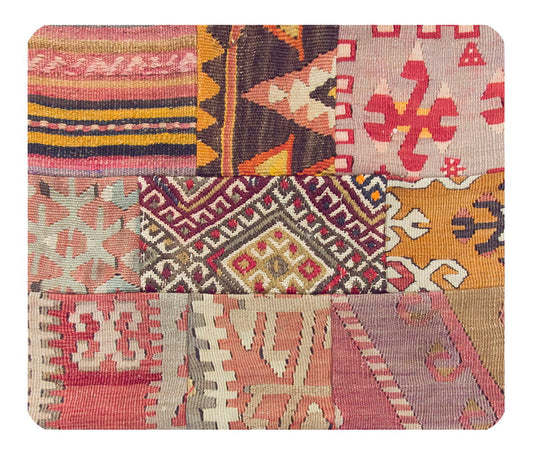 Patchwork Rug Pillow-1-19
