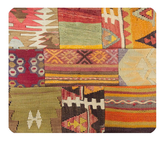 Patchwork Rug Pillow-1-27