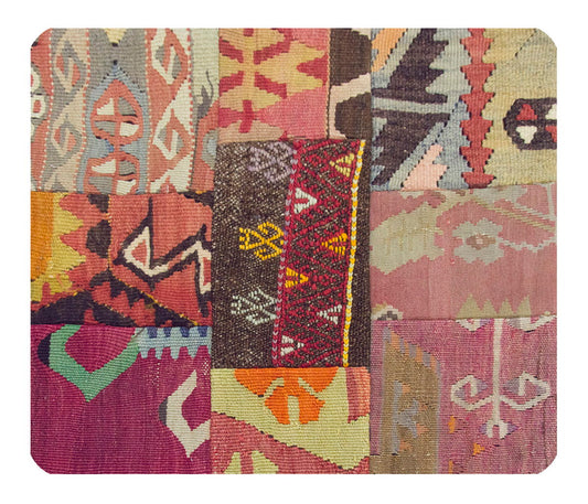 Patchwork Rug Pillow-2-4