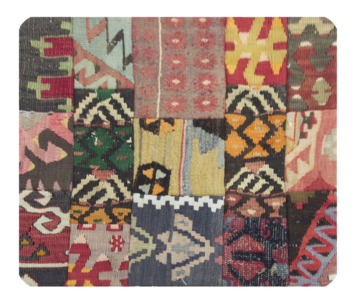 Patchwork Rug Pillow-2-6
