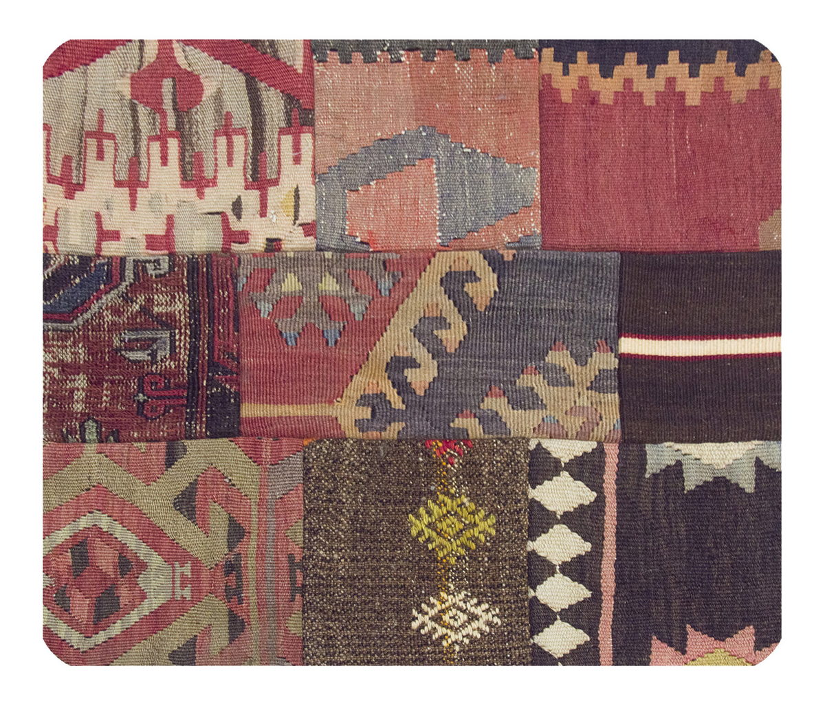 Patchwork Rug Pillow-2-7
