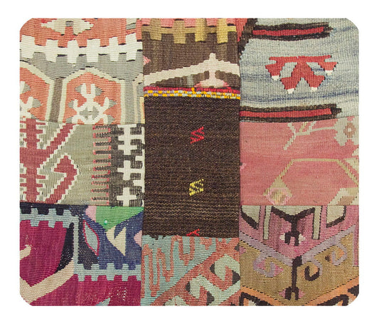 Patchwork Rug Pillow-2-8