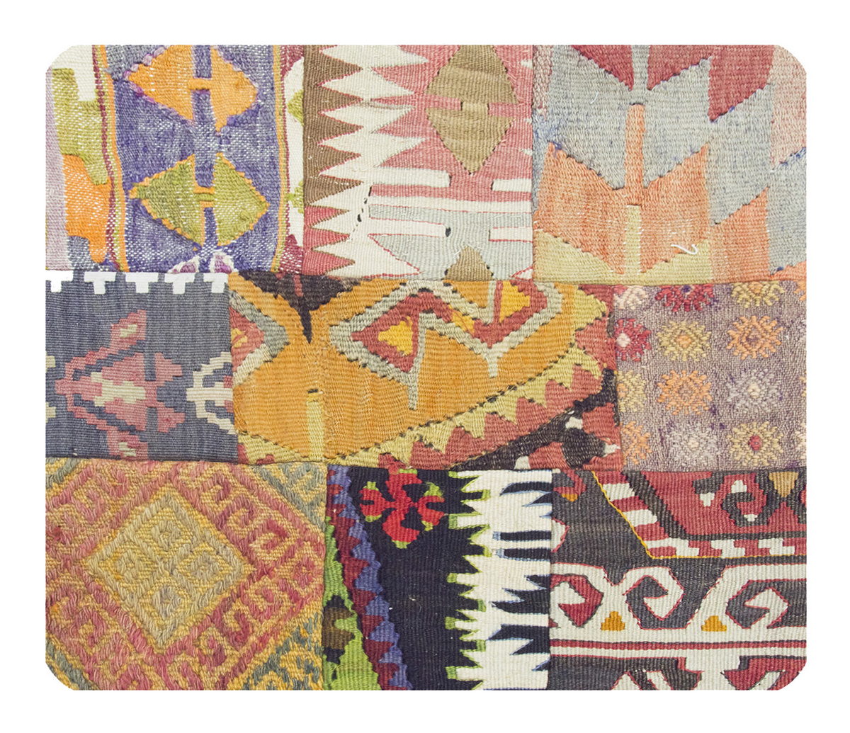 Patchwork Rug Pillow-2-11