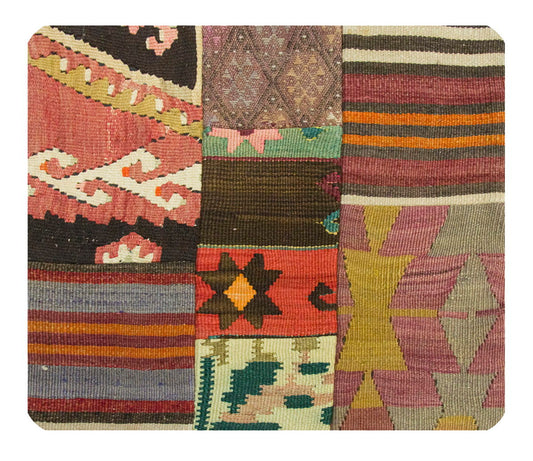 Patchwork Rug Pillow-2-12